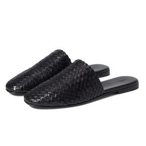 Freda Salvador Phoebe Woven Black Mule Size 8